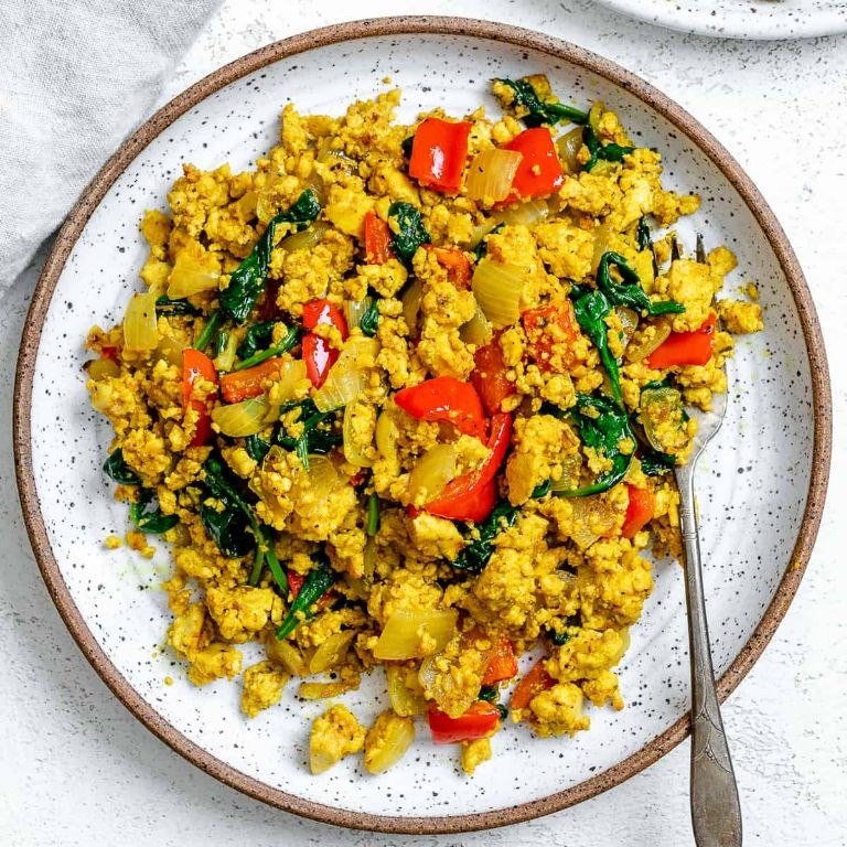 Tofu and Vegetable Scramble