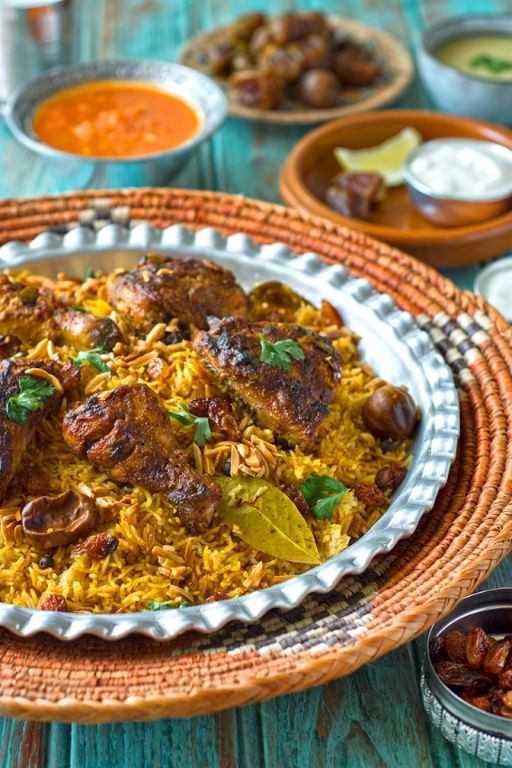 Traditional Yemeni Mandi with Fragrant Rice