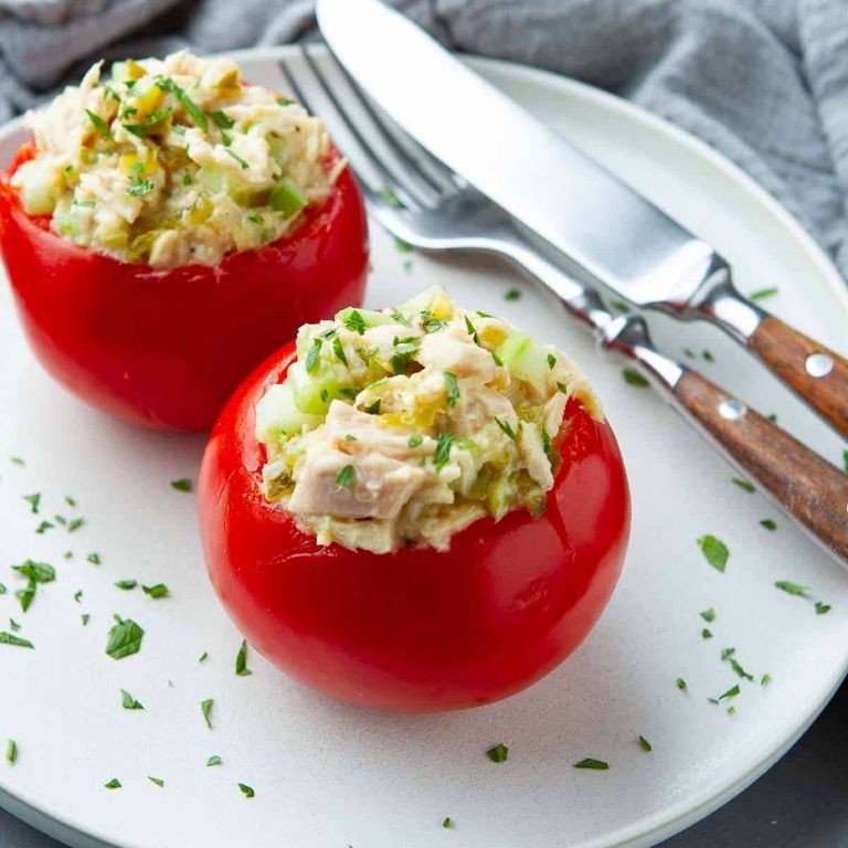Tuna Stuffed Tomatoes