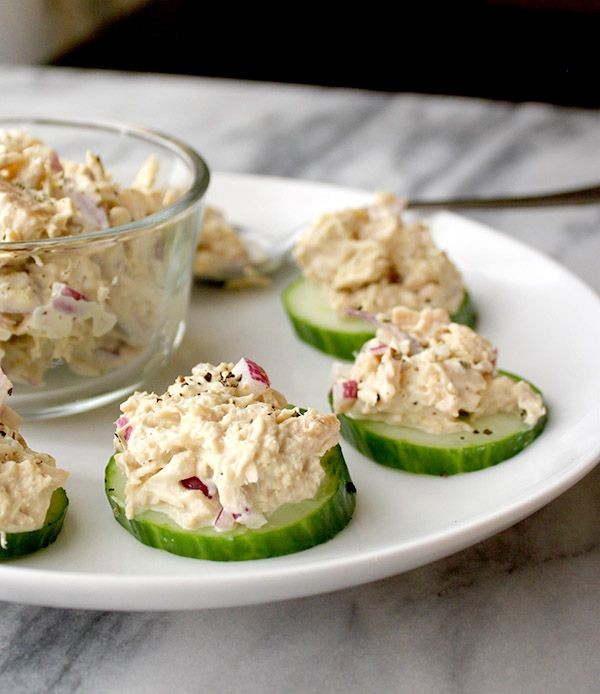 Tuna and Cucumber Bites