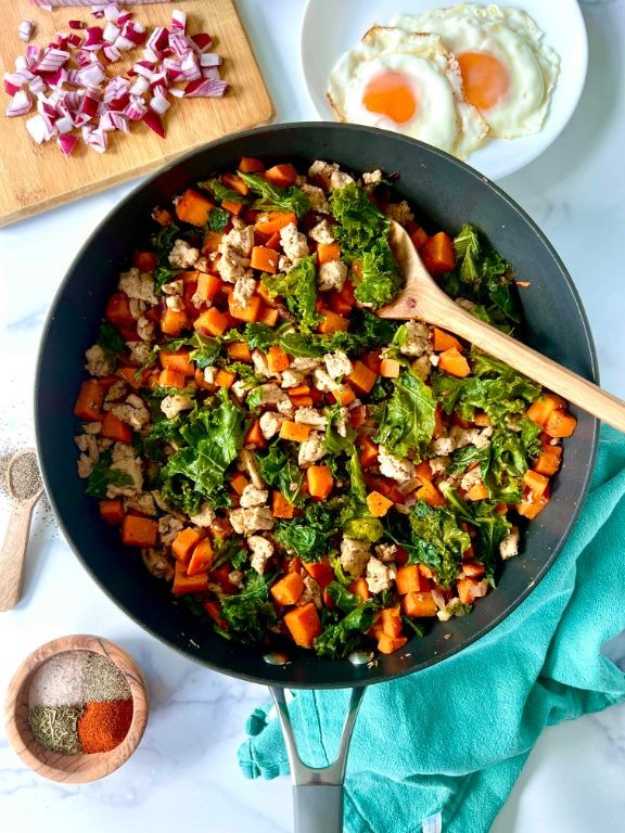 Turkey and Sweet Potato Hash