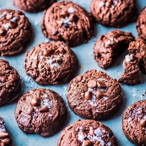 Vegan Triple Chocolate Cookies