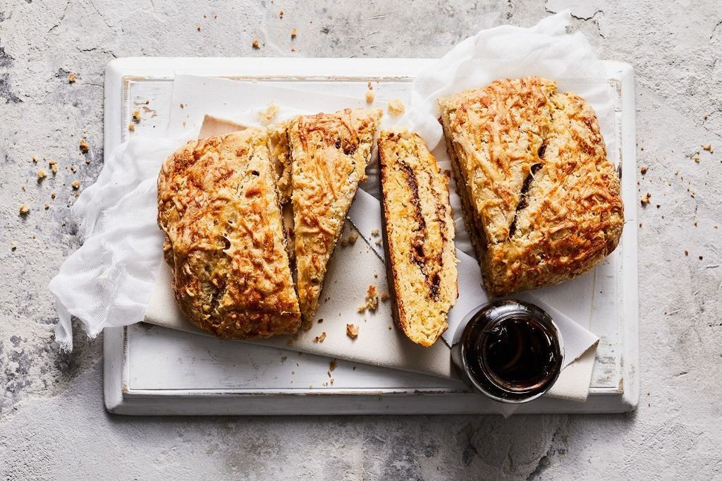Vegemite and Cheddar Scones