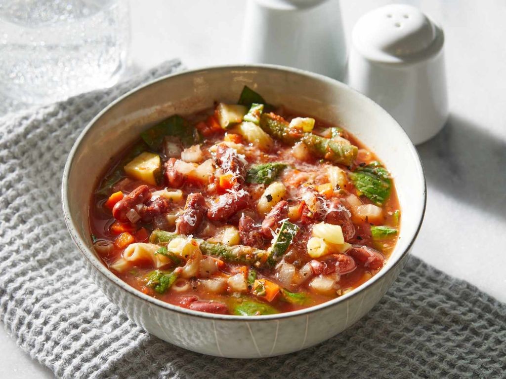 Vegetarian Slow Cooker Minestrone