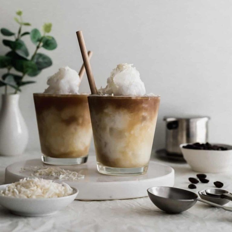Vietnamese Iced Coffee with Coconut Cream