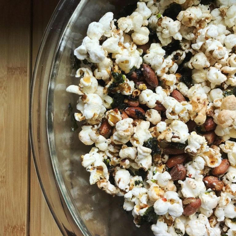 Wasabi Soy Sauce Popcorn