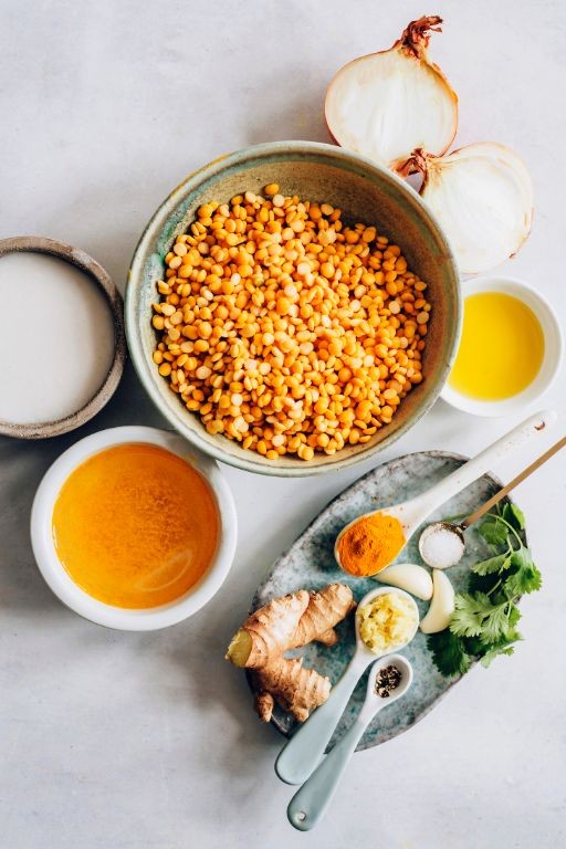 Yellow Split Pea and Ginger Stew
