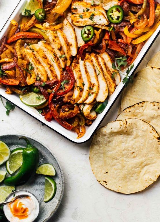 Zesty Orange and Cumin Chicken Fajitas